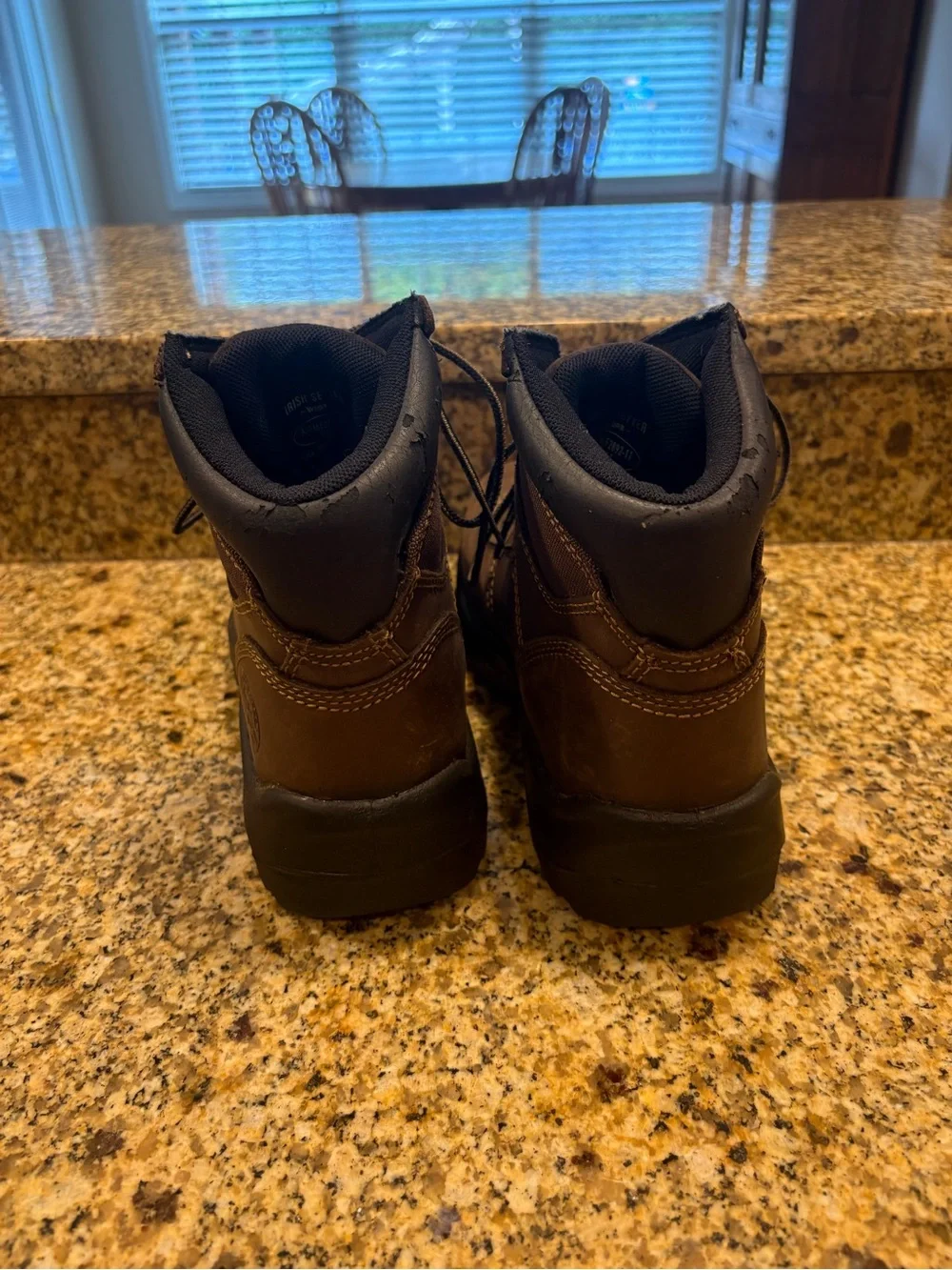 Red Wing Irish Setter Ely 6” Brown Leather Work Boots Men’s 8 83617 Waterproof